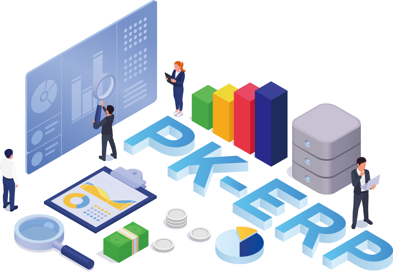 PK-ERP 客戶關係管理主視覺